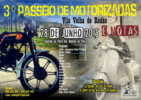 Imagem Evento - Cartaz 3º Passeio Motorizadas