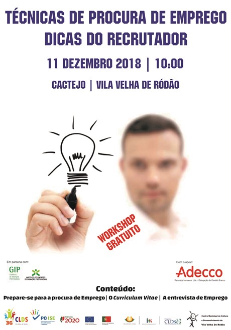 Imagem Evento - Cartaz WS Tecnicas Procura Emprego 1 