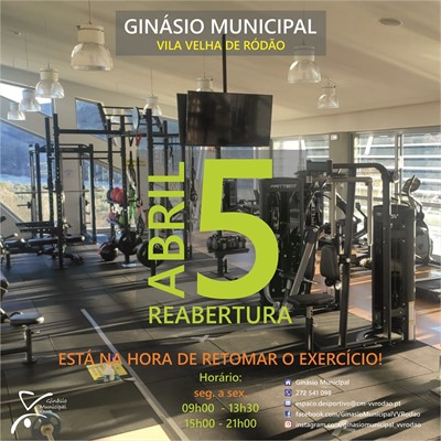 Anexo NI Ginásio Municipal VVR Reabre 5 Abril