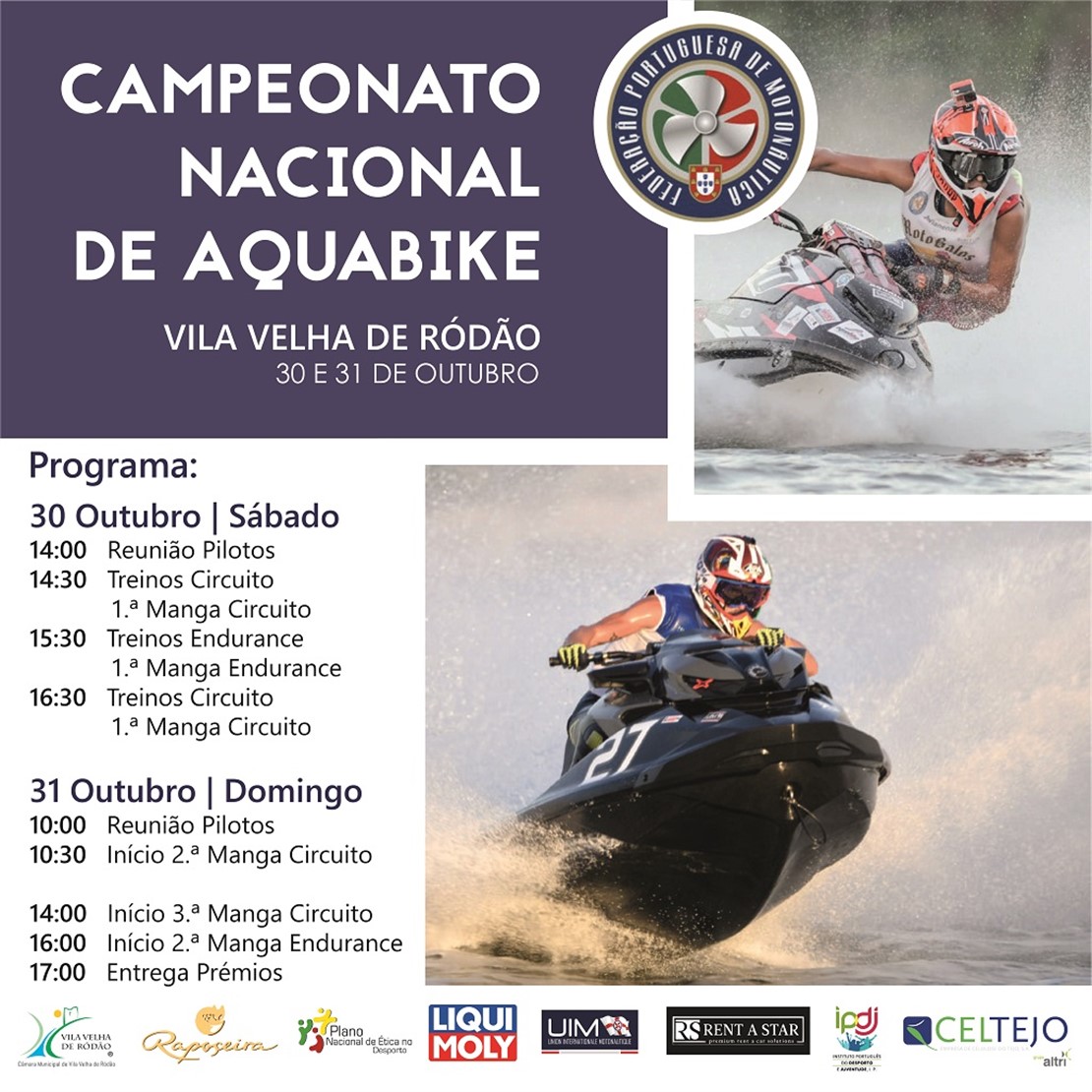 Campeonato Nacional Aquabike Programa Site