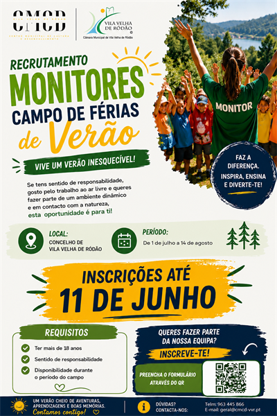 Monitores Campo De Férias 2026